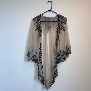 Alice & Olivia Sheer Sequin Embellished Shrug- Size XS but Fits Most